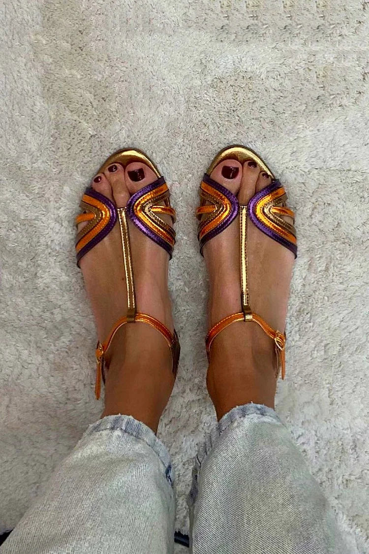 Viviana | Sandales aux Teintes Méditerranéennes