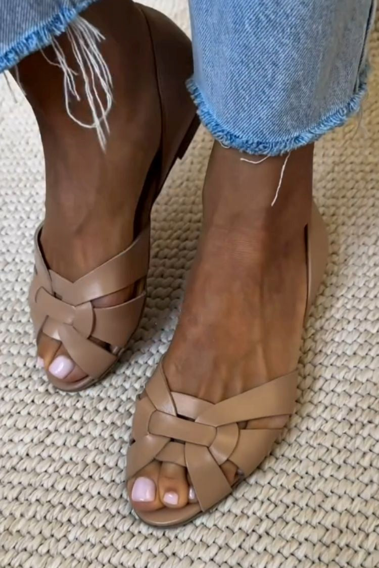 Serafina | Sandalias trenzadas «Natura»