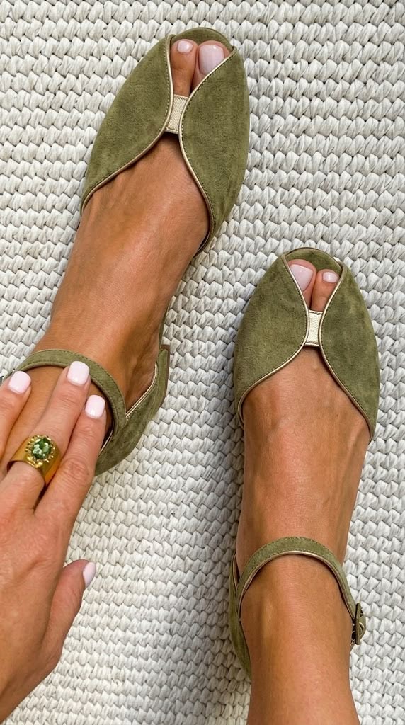Olivia | Sandales Chic en Vert Sauge