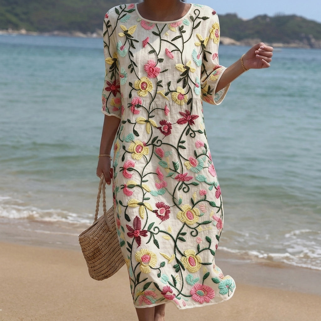 Rebeca - Robe Fleurie Femme